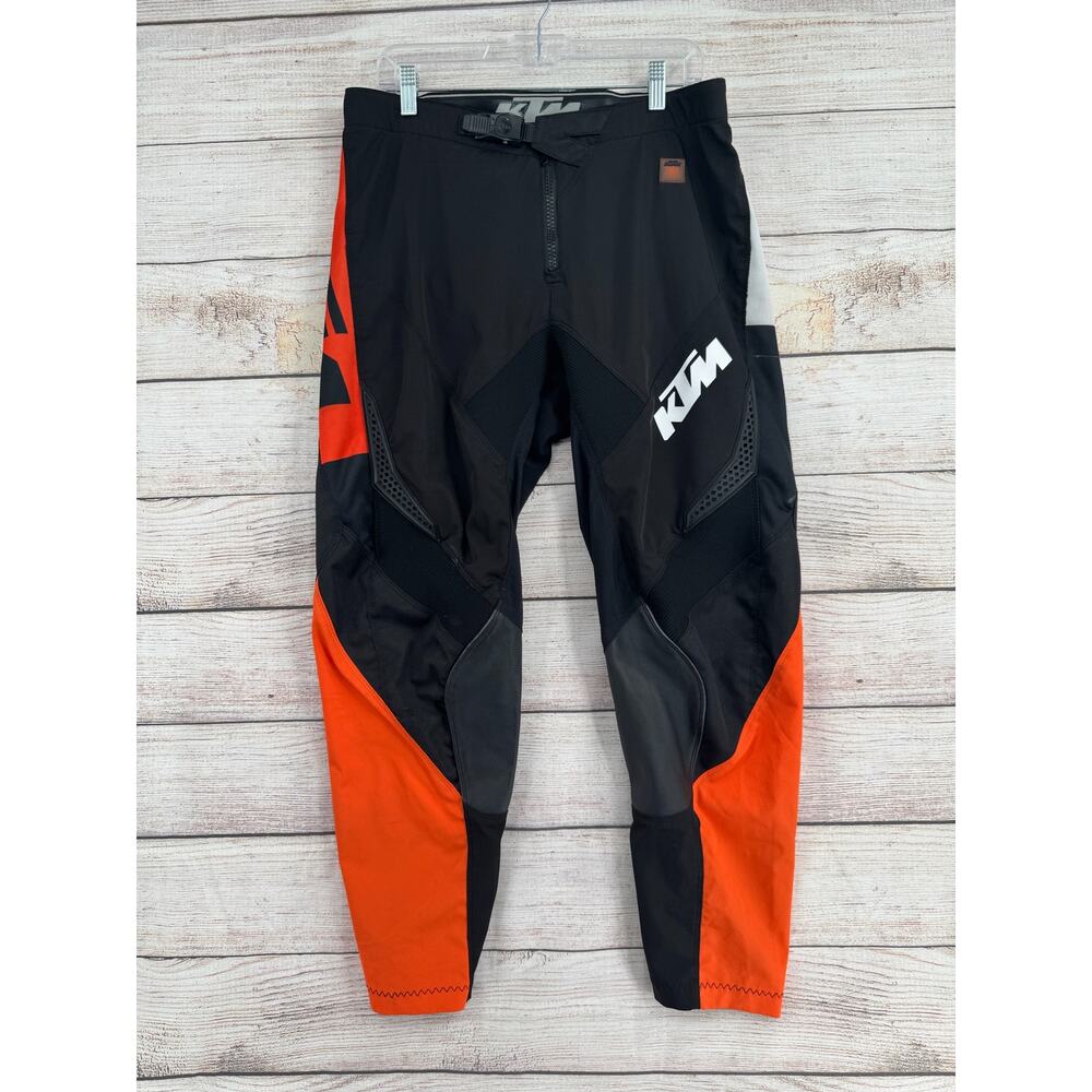 KTM Men's Black & Orange Performance Riding Pants
